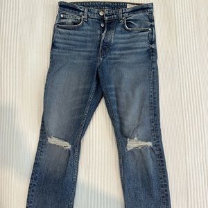 rag and bone Straight Leg Jeans